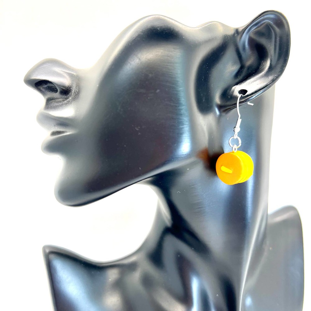Waffle Stack Earrings - Breakfast Earrings - Diner Earrings - Food Earrings - Picture 8 of 9